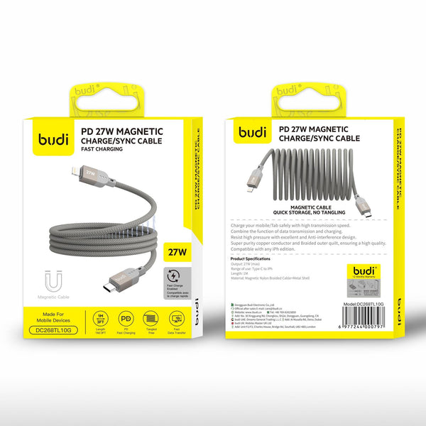budi - PD 27w Magnetic Lightning Charging Cable