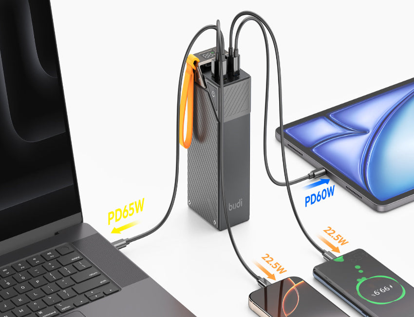 budi 30,000mAh PD 65 Powerbank – view 3