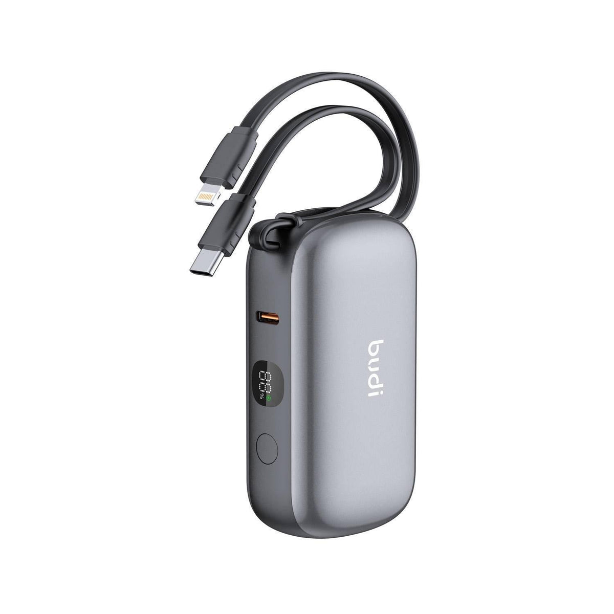 budi Power Bank with Built-in Cables 10000mAh – view 2