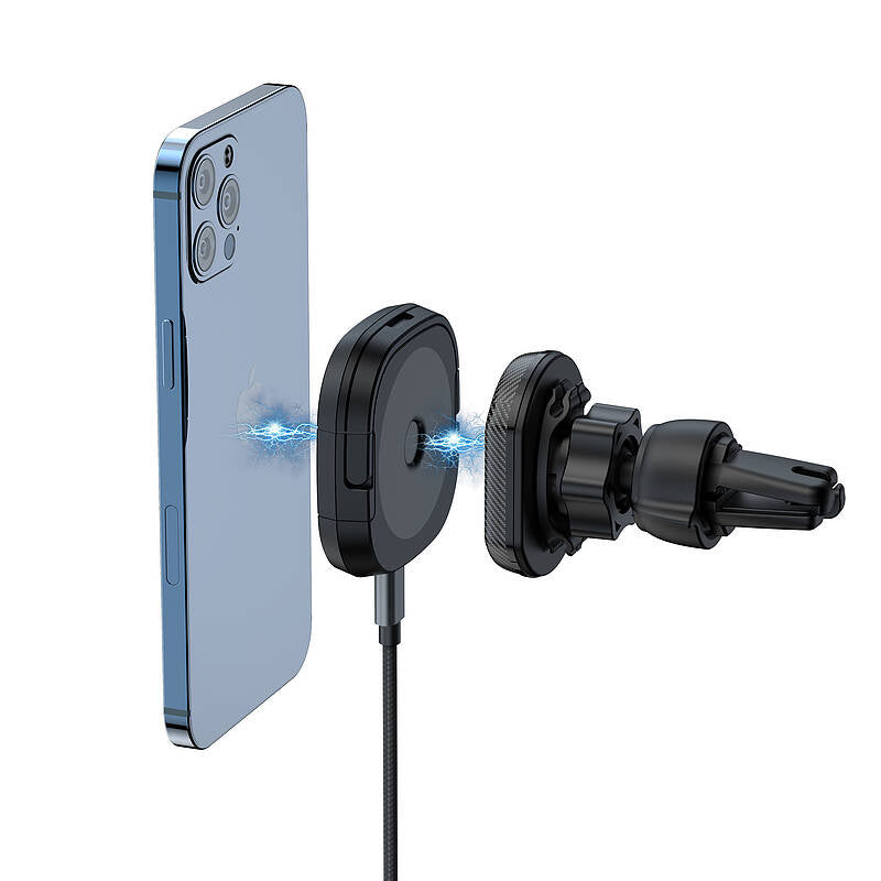 budi Magsafe Car Mount + Wireless Charger – view 7