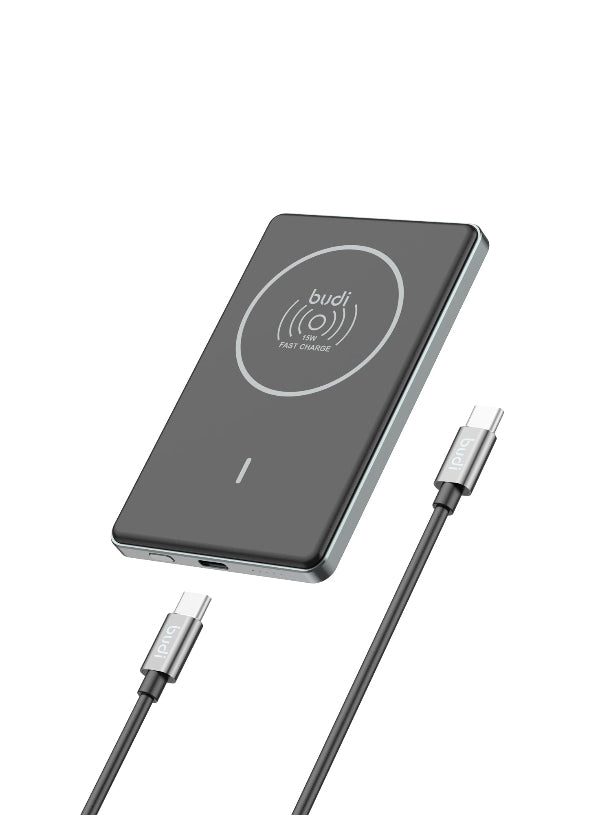 budi Ultra-Thin 5000mAh 20W PD+Wireless Powerbank – view 2
