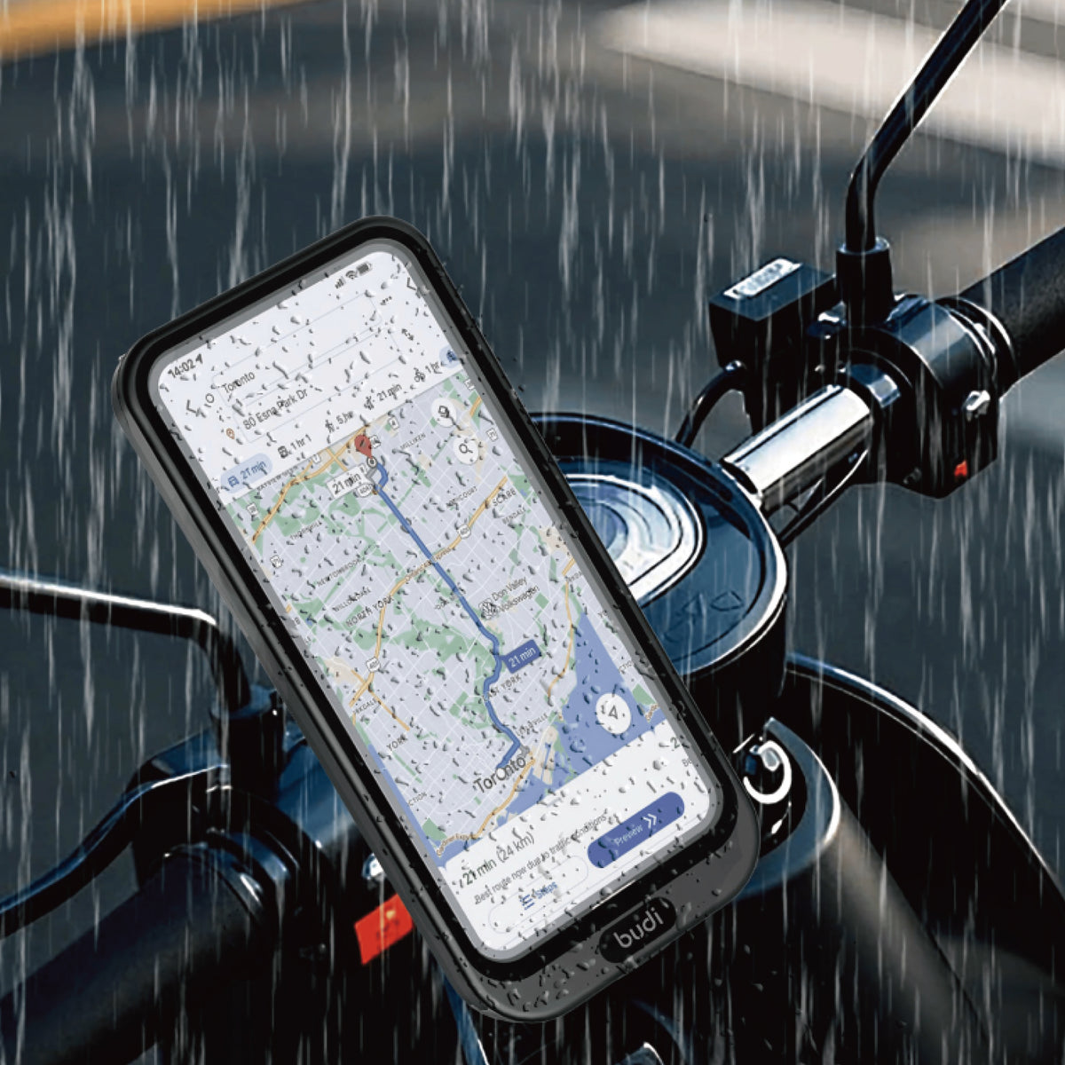 budi - Bike Waterproof Phone Mount