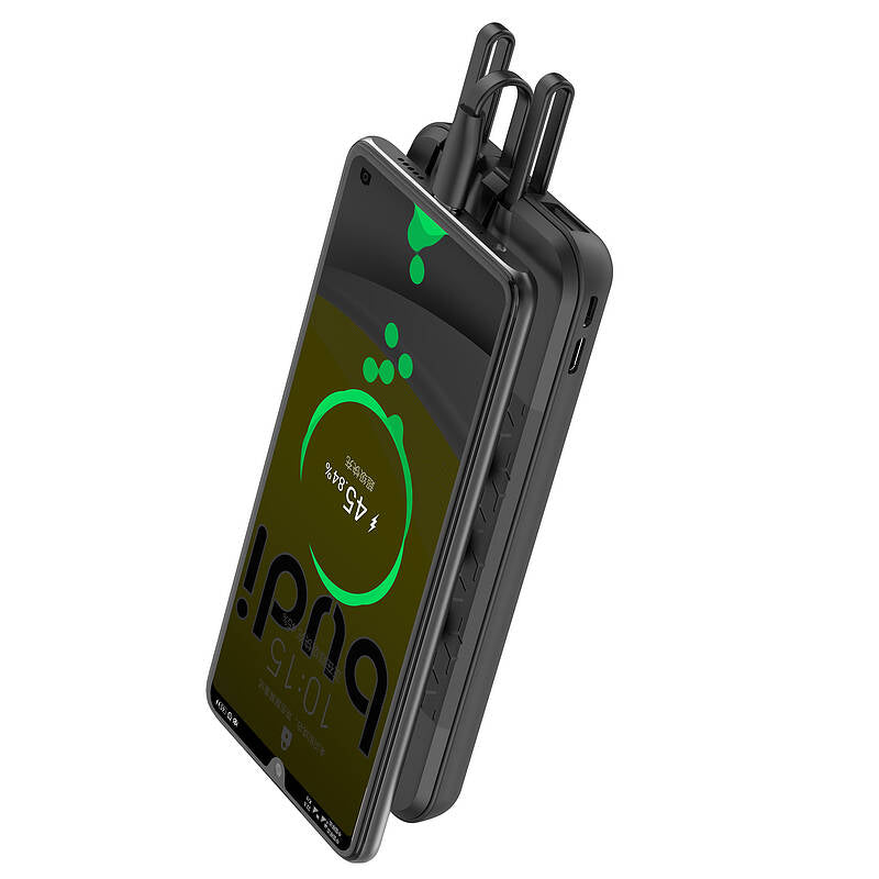 budi Stick Pad Powerbank with Built in Cables