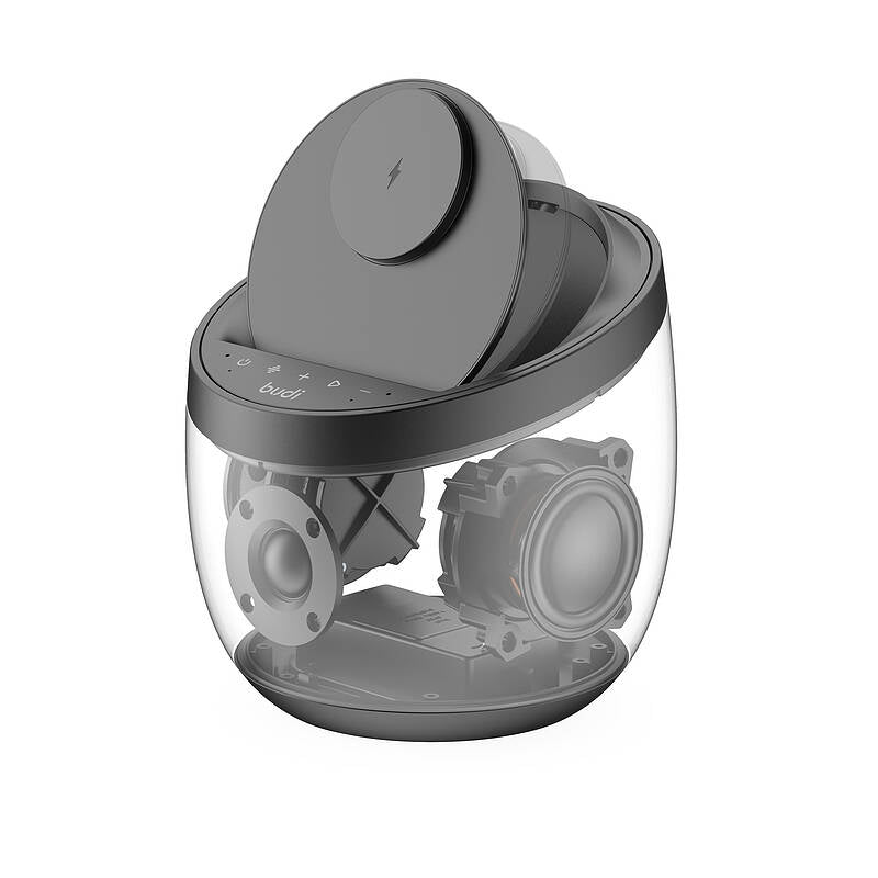budi Speaker with Magsafe+ Wireless Charging Stand
