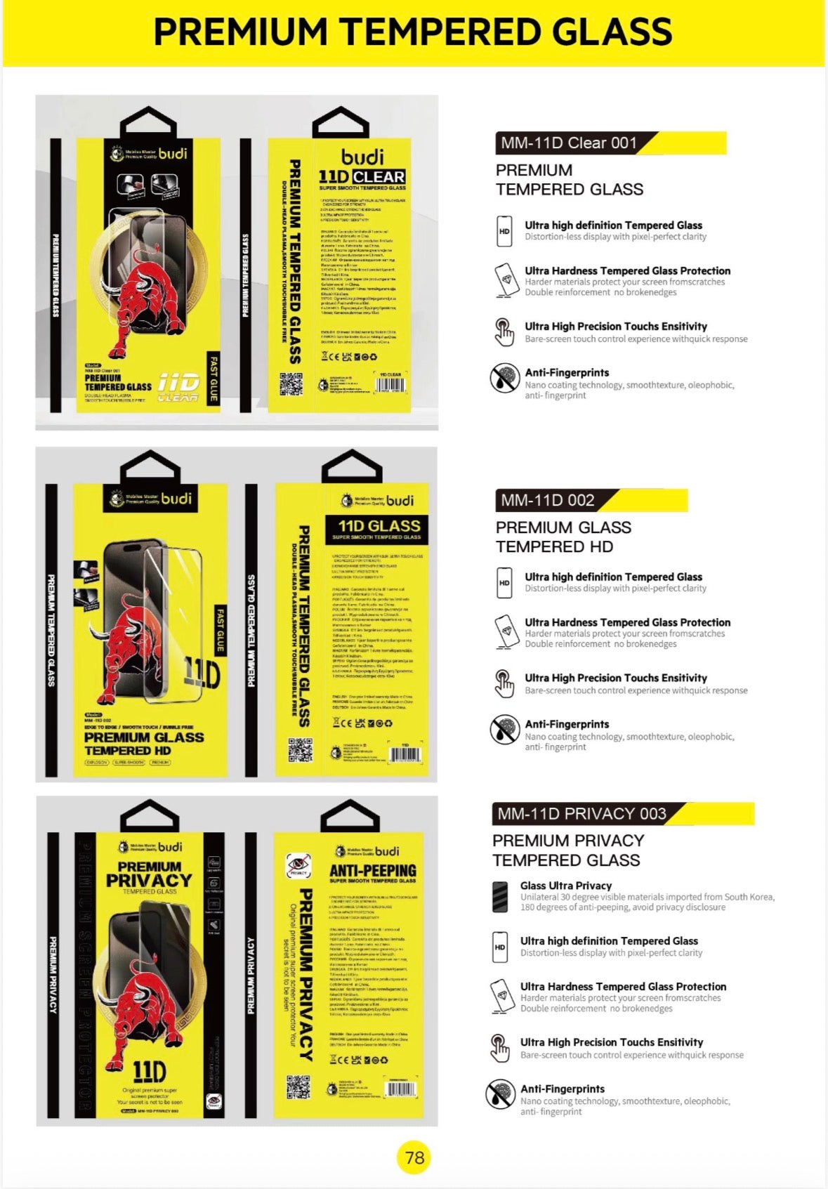 budi Premium Screen Protectors
