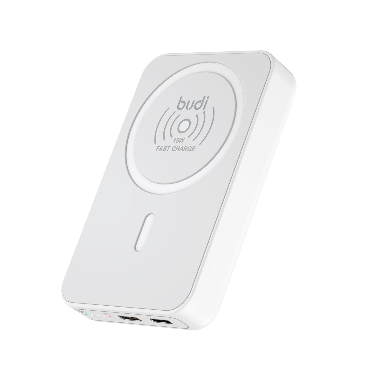 budi 10,000mAh Magnetic Wireless Power Bank PD 20W