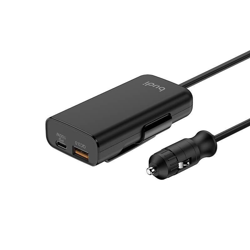 budi 118w PD and QC3.0 Car Charger – view 2