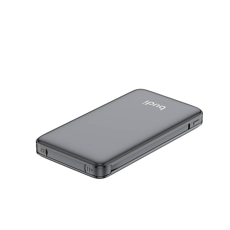 budi Powerbank with Built in Cables