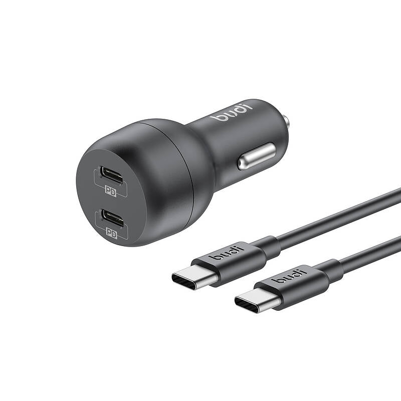 budi 40W DUAL PD CAR CHARGER + Charger – view 3