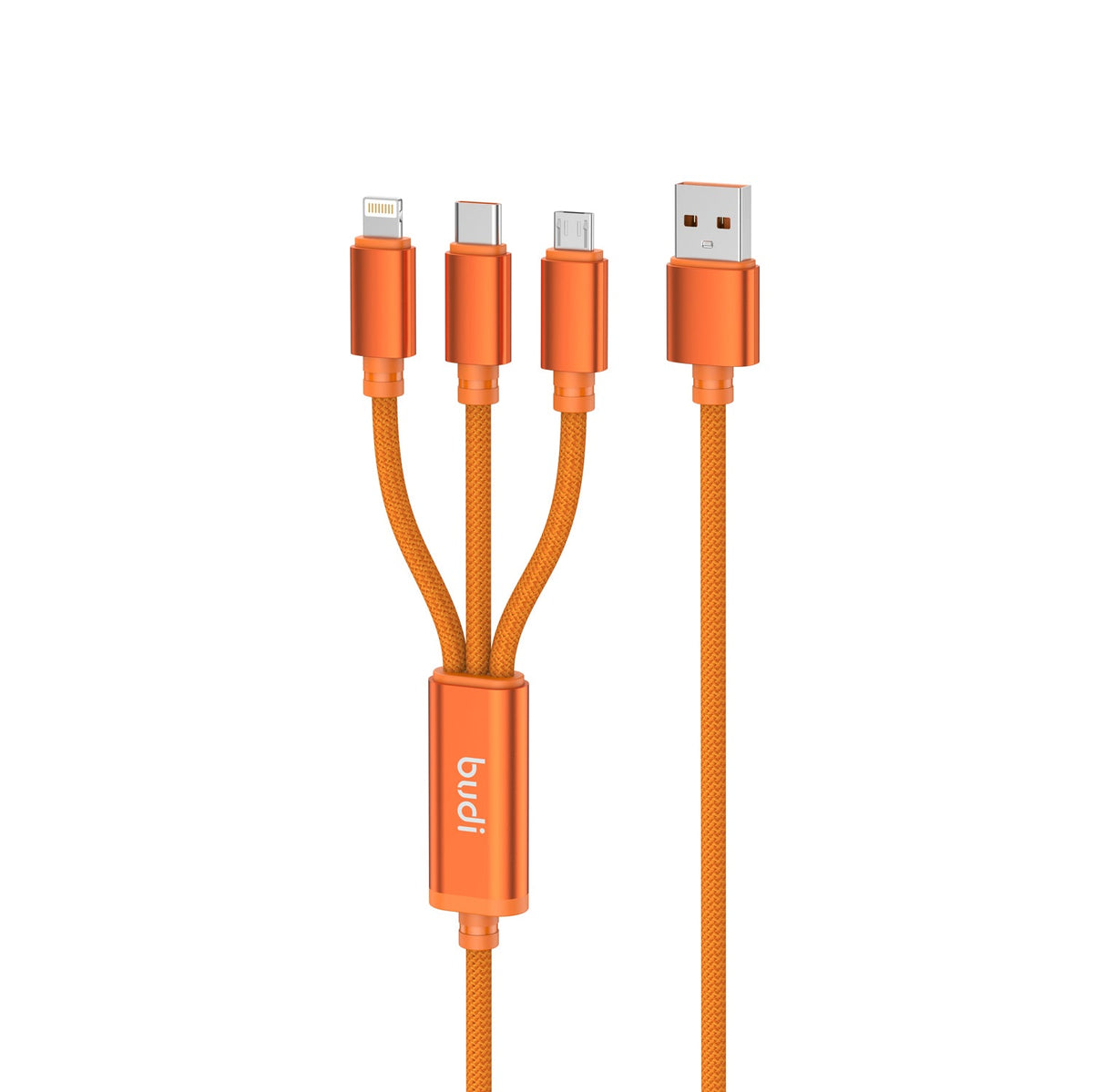 budi Cosmic Orange 3 in 1 Charging Cable