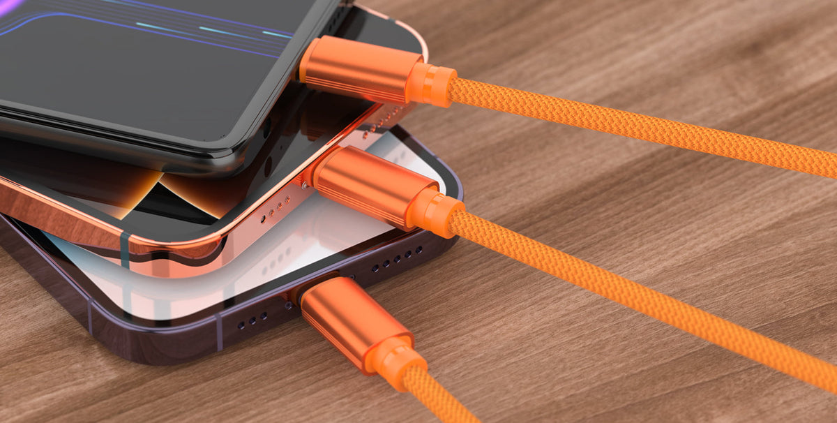 budi Cosmic Orange 3 in 1 Charging Cable – view 2