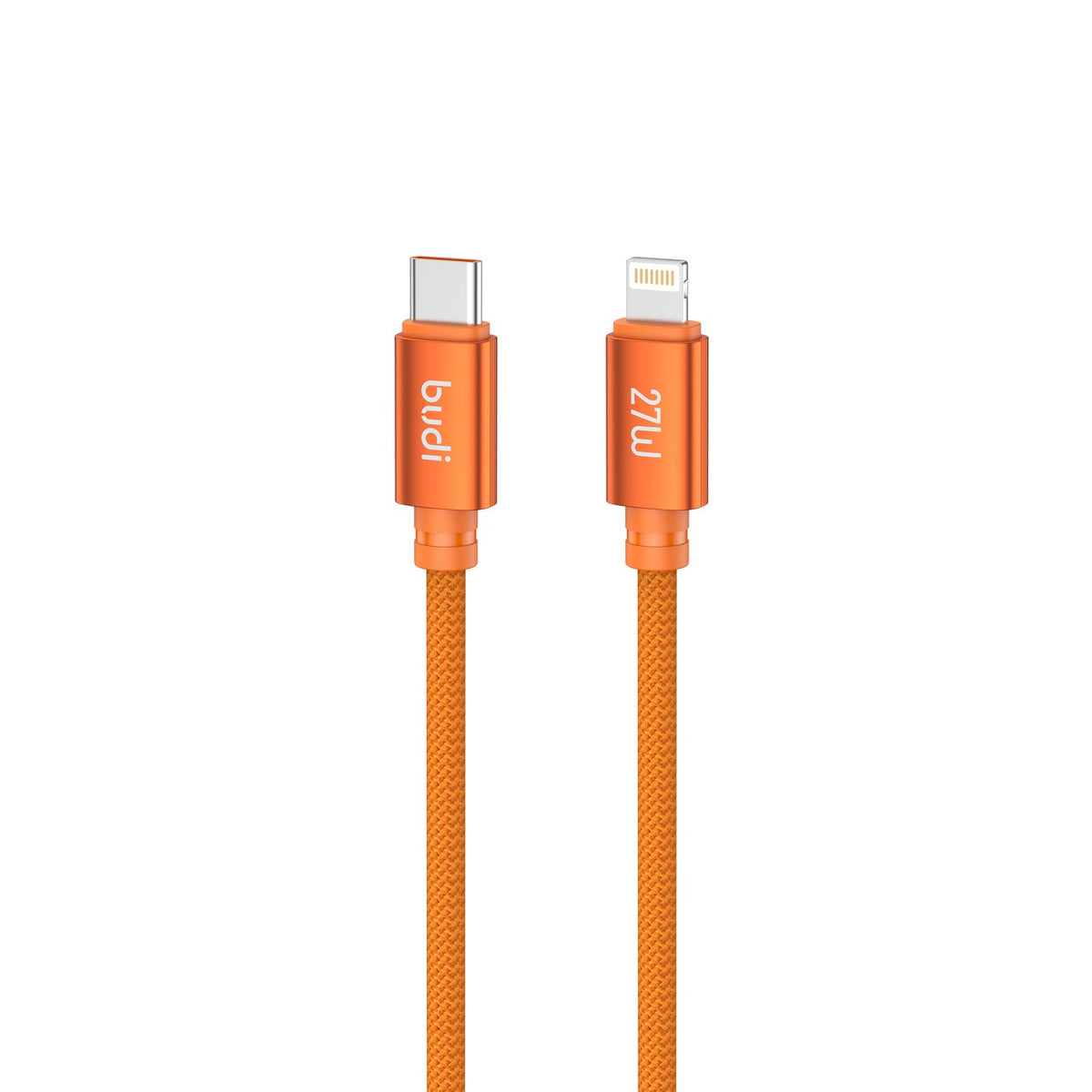 budi Cosmic Orange Type-C to Lightning Charging Cable