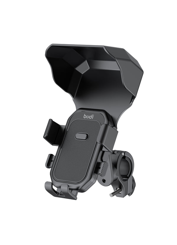 budi - Auto Clamping Handlebar Bike Holder, Sun & Rain Shield