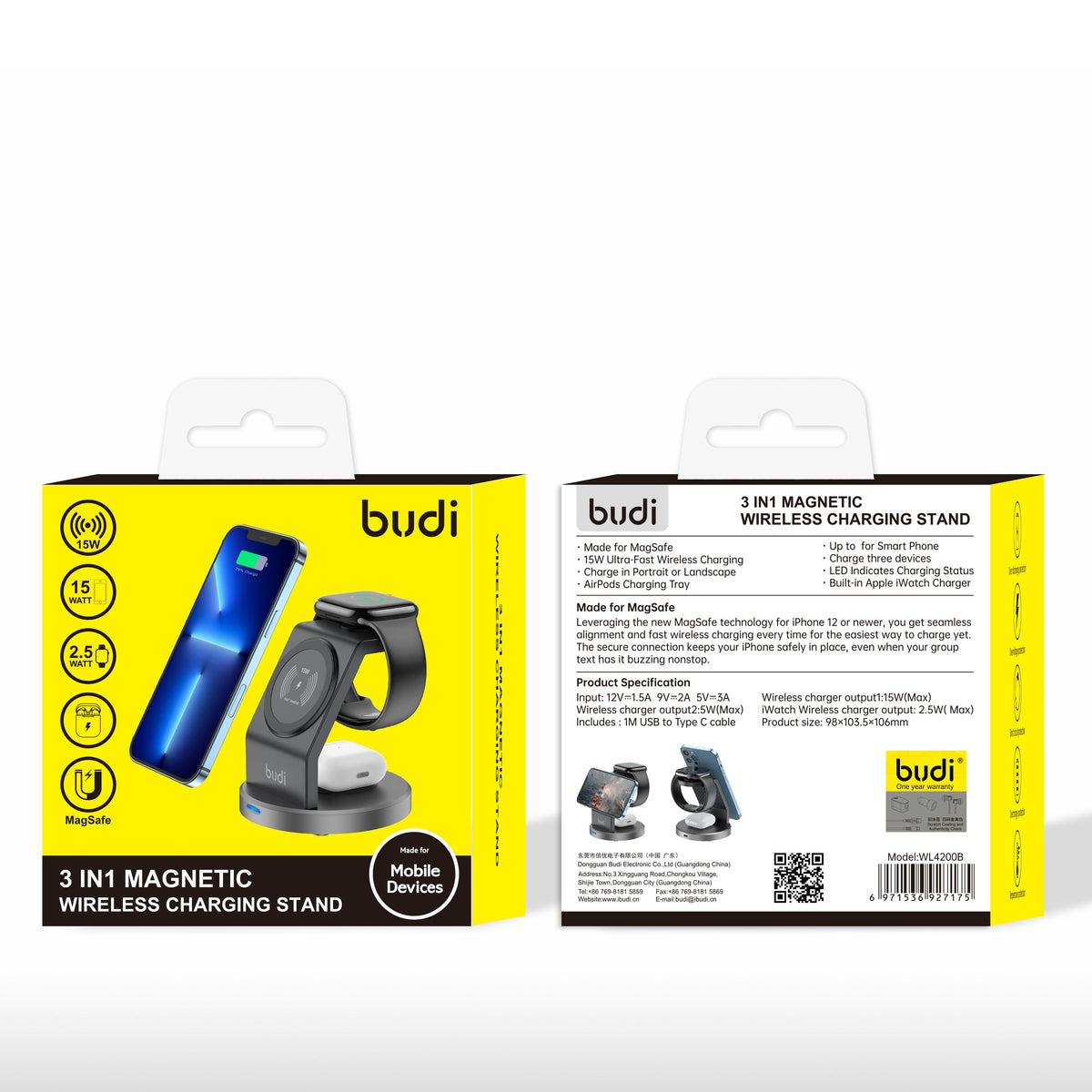 budi 3 in 1 Wireless Stand 4 – view 2