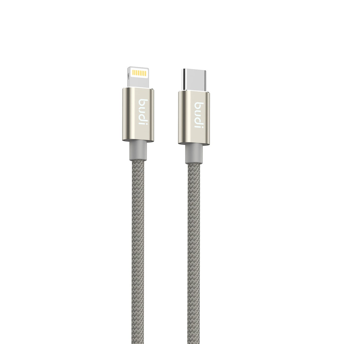 budi PD 27W Braided USB-C to Lightning Cable CC260TL