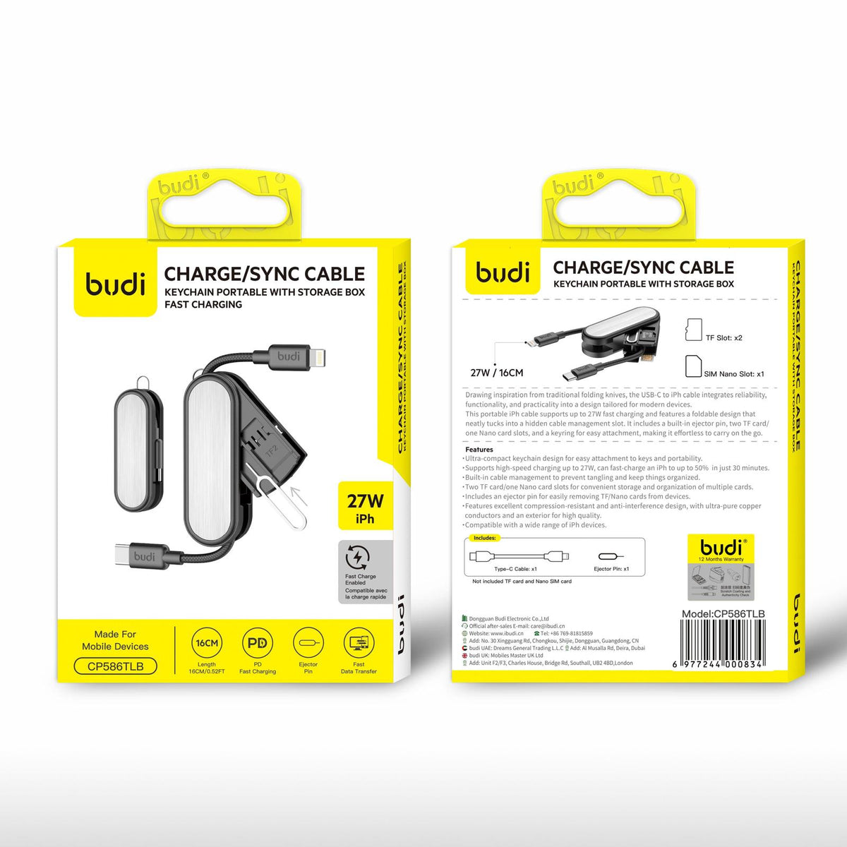budi Pocket Charge Cable Lightning – view 7