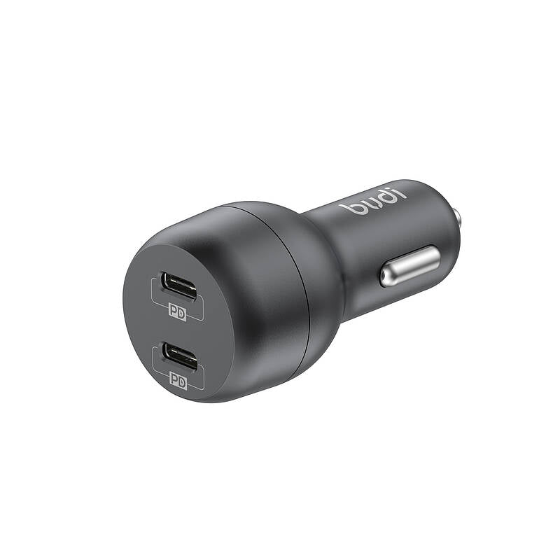 budi 40W DUAL PD CAR CHARGER + Charger