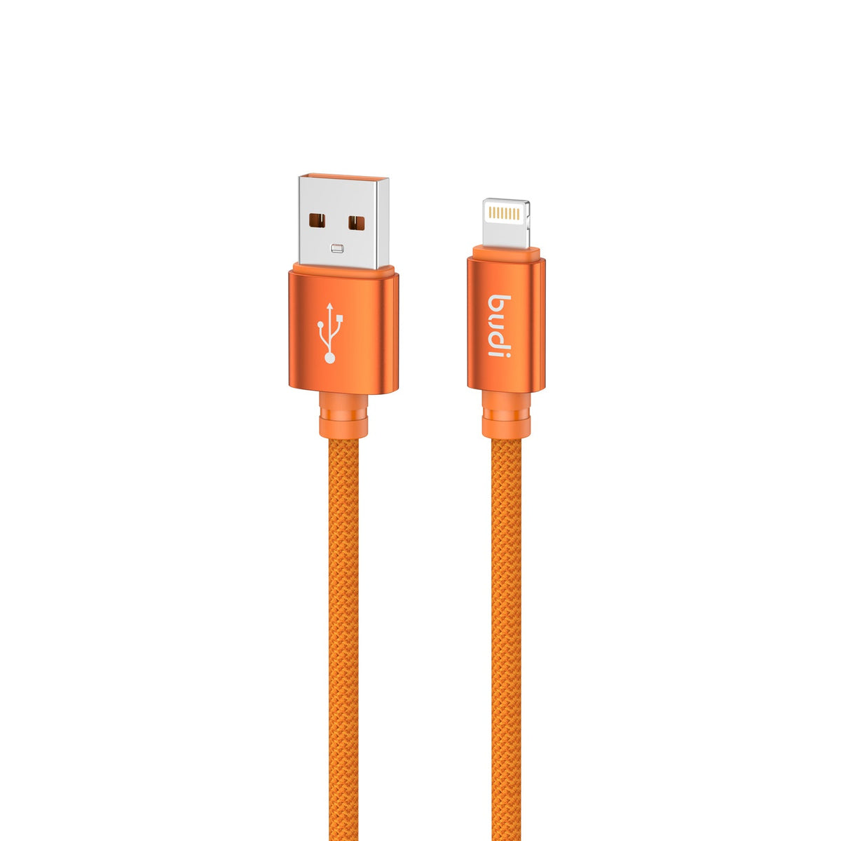 budi Cosmic Orange USB-A to Lightning Charging Cable