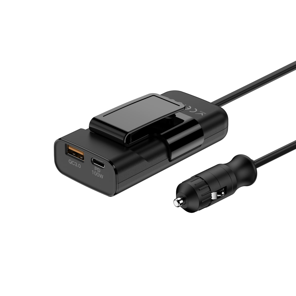 budi 118W PD and QC3.0 Car Charger CC069