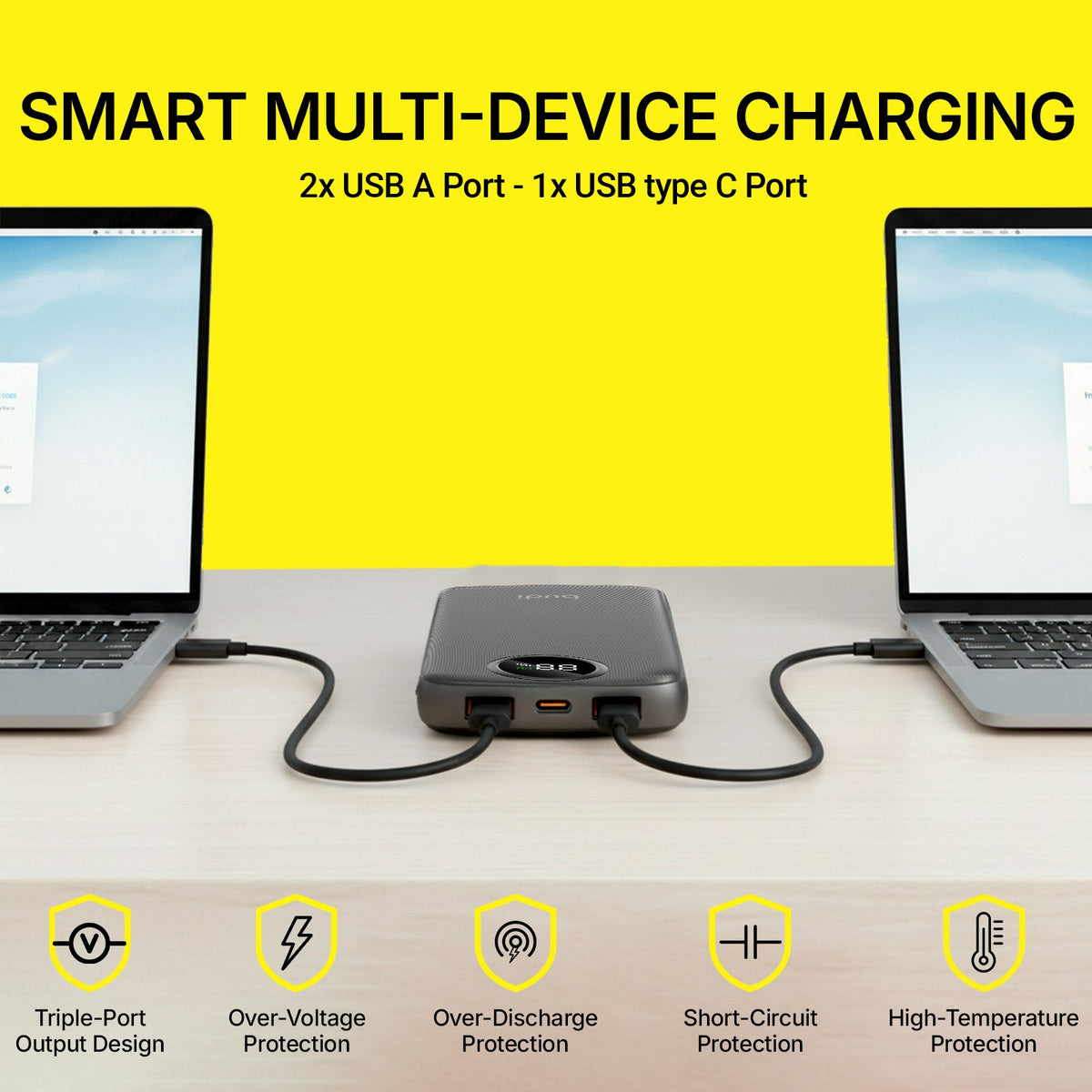 budi Slim 10,000mAh Powerbank – view 2