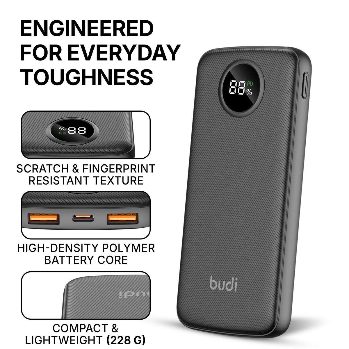budi Slim 10,000mAh Powerbank – view 5