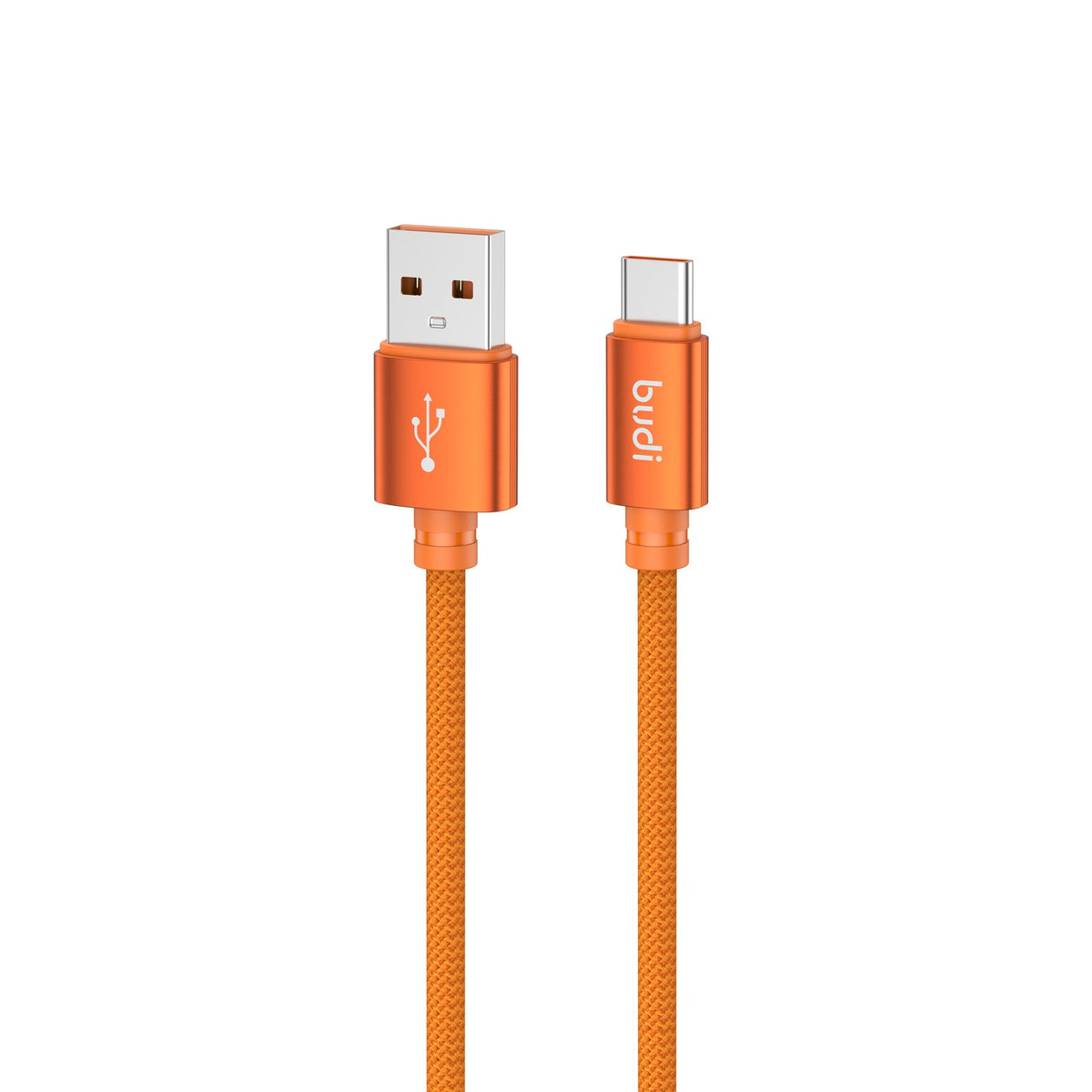 budi Cosmic Orange USB-A to Type-C Charging Cable