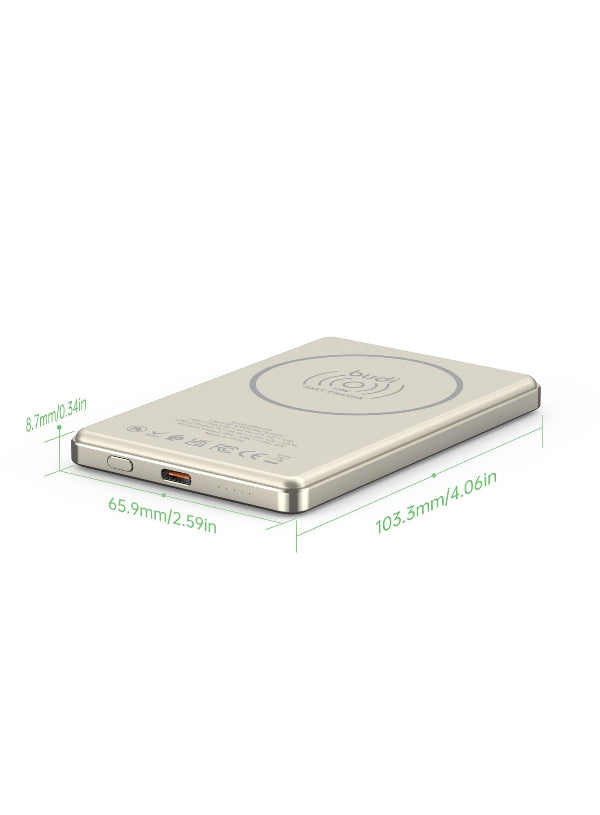budi Ultra-Thin 5000mAh 20w Wireless Powerbank – view 3
