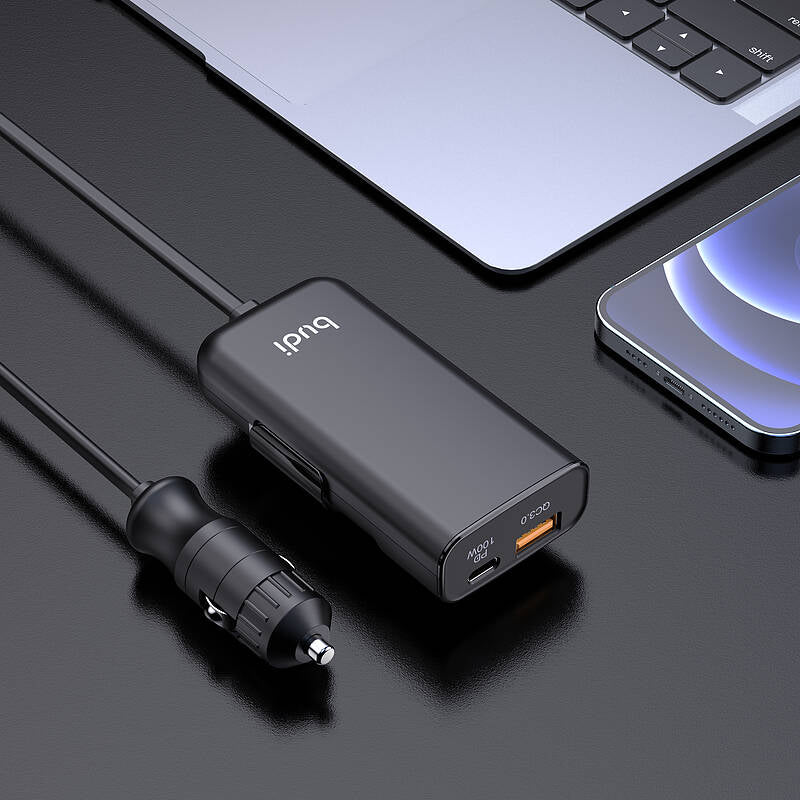 budi 118w PD and QC3.0 Car Charger – view 7