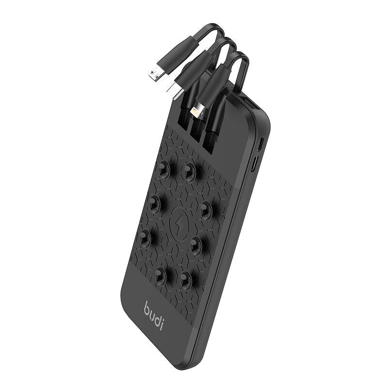 budi Stick Pad Powerbank with Built in Cables – view 3