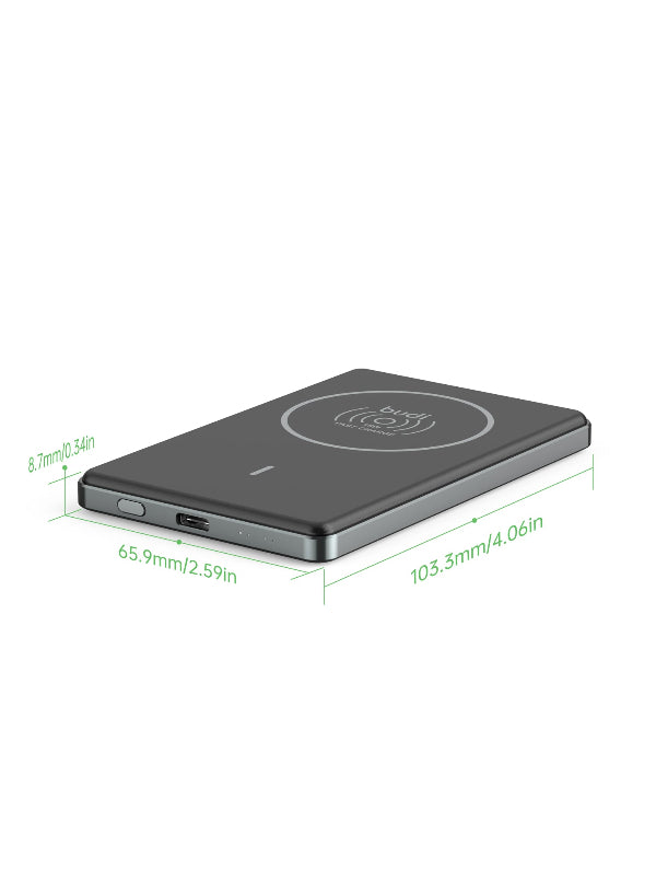 budi Ultra-Thin 5000mAh 20W PD+Wireless Powerbank – view 4