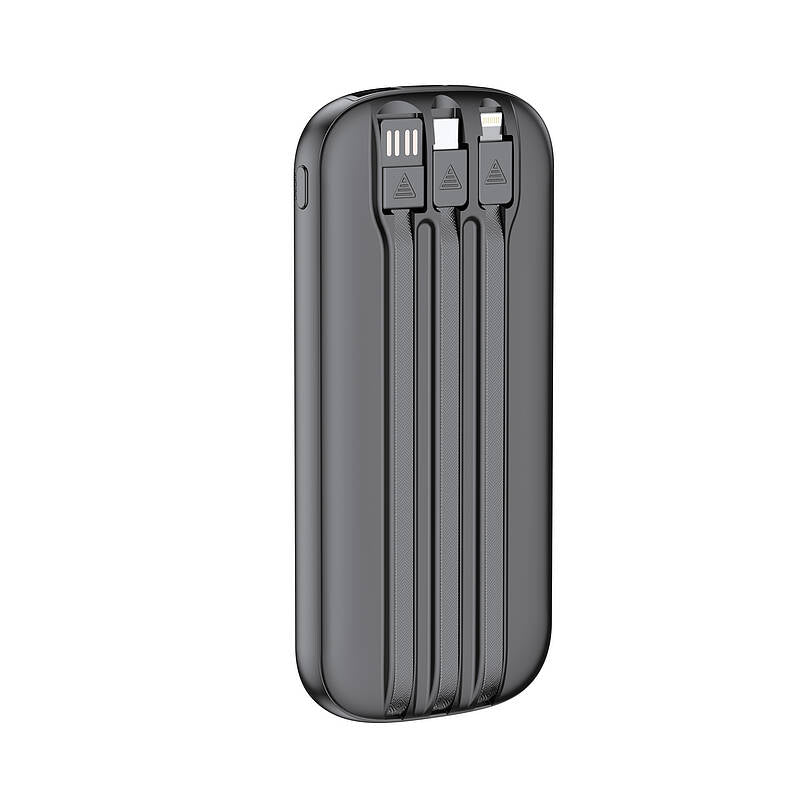 budi 10,000mAh Powerbank with Built in Cables – view 6
