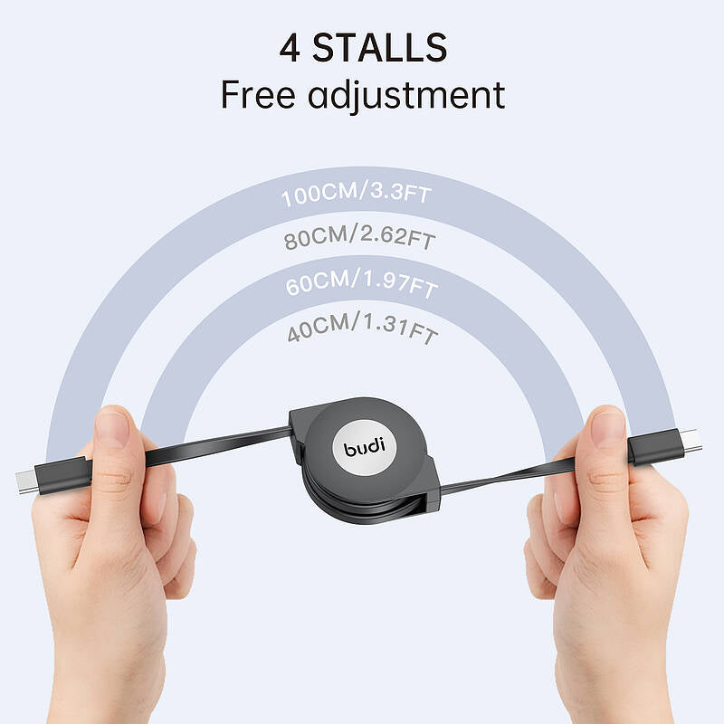 budi Retractable Type-C Cable – view 2