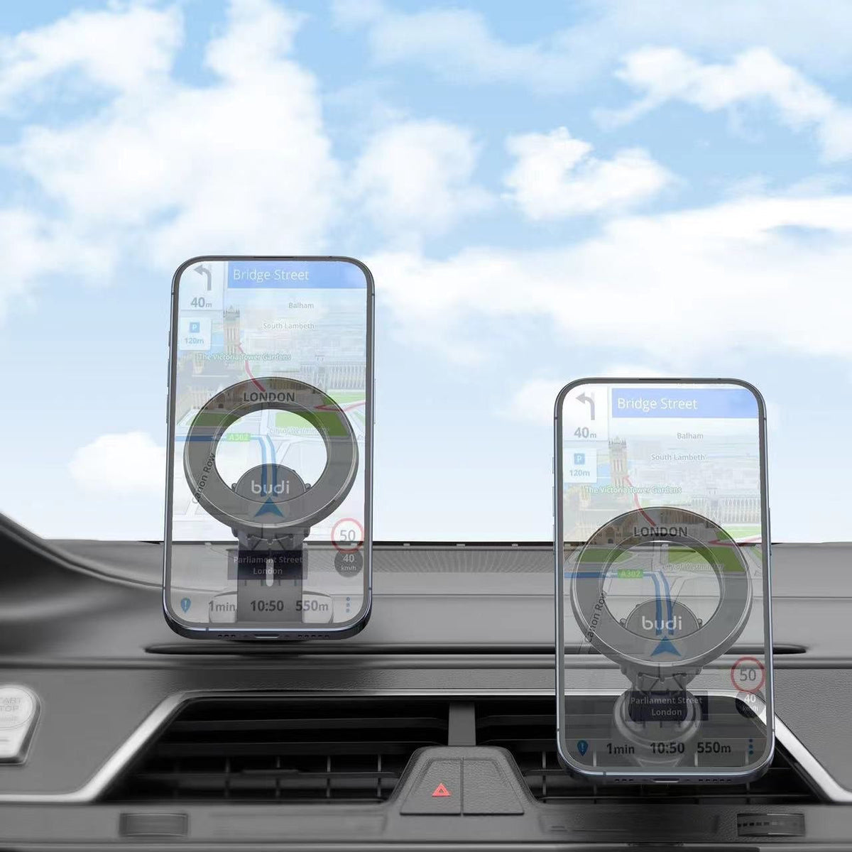 budi Magsafe Car Mount(For Mercedes) – view 3