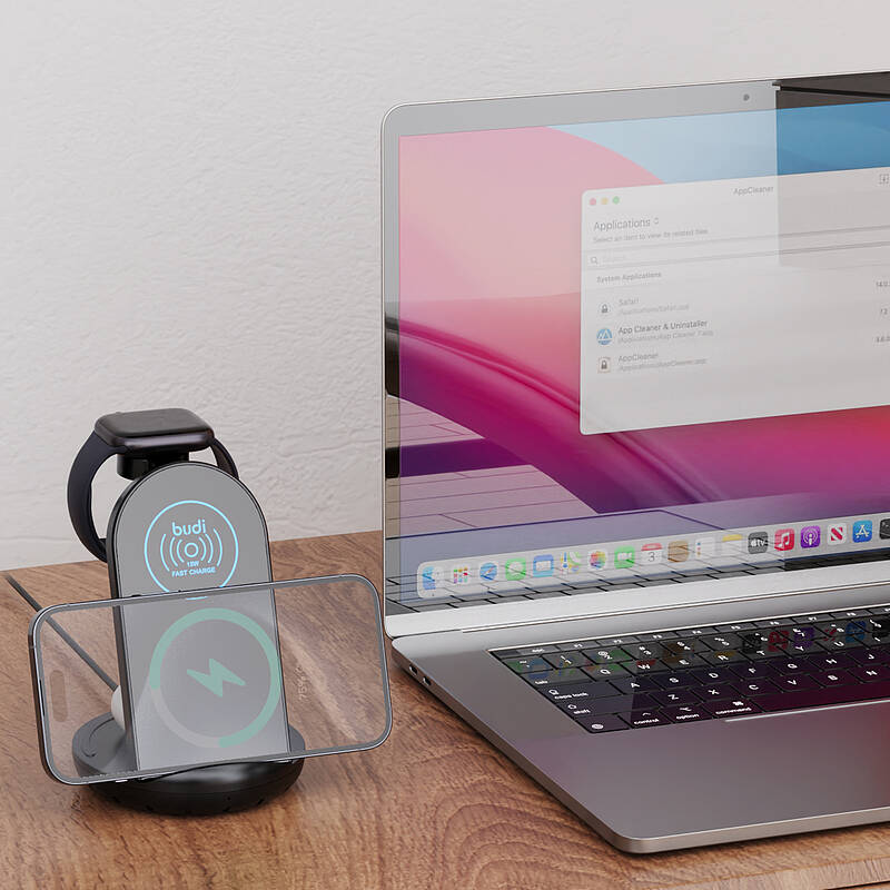 budi 3 in 1 Wireless Stand – view 3