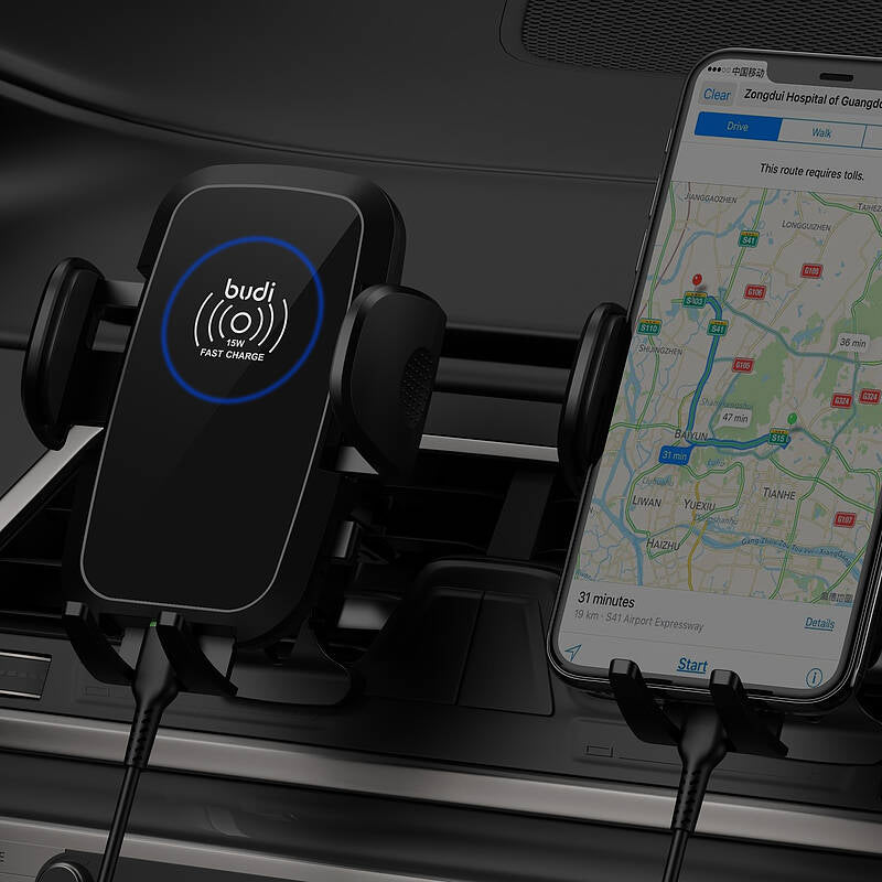 budi Wireless Charger + Car Mount