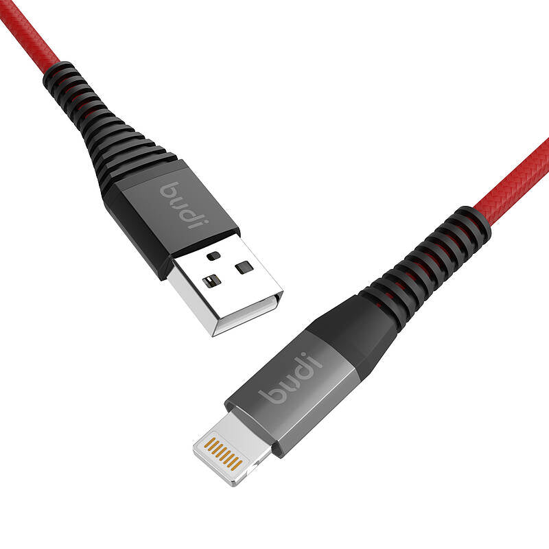 budi Heavy-Duty Braided USB-A to Lightning Cable