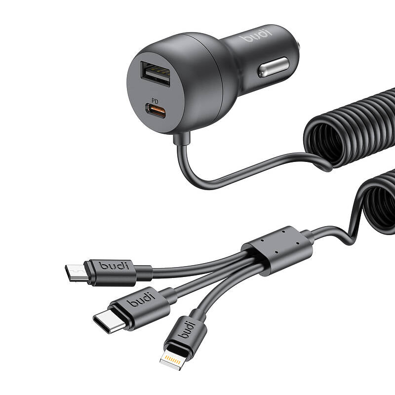 budi 3 in 1 Car Charger – view 2