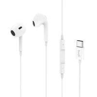 budi - Type-C Wired Earphones, EarPods-Style (White)