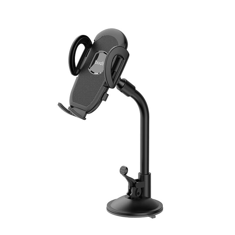 budi Long Arm Suction Car Phone Holder, Dashboard & Windshield – view 2