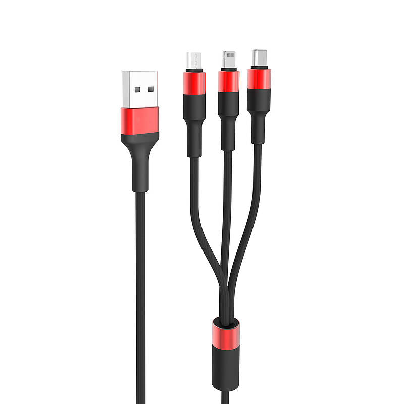 budi 3 in 1 Braided Charging Cable – view 2